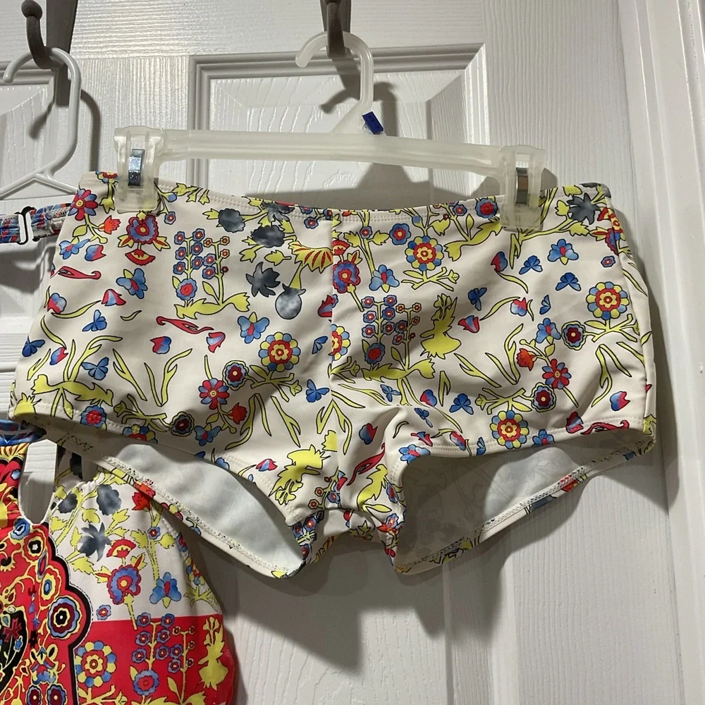 2 piece Swim suit bathing suit dress with matching panties M